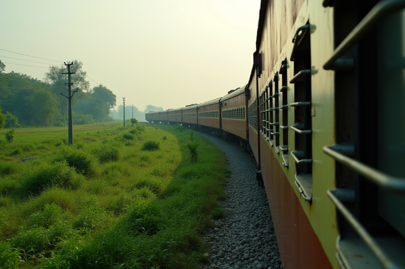 Train journey from Dhaka to chittagong